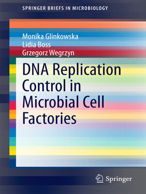 cover image of DNA Replication Control in Microbial Cell Factories